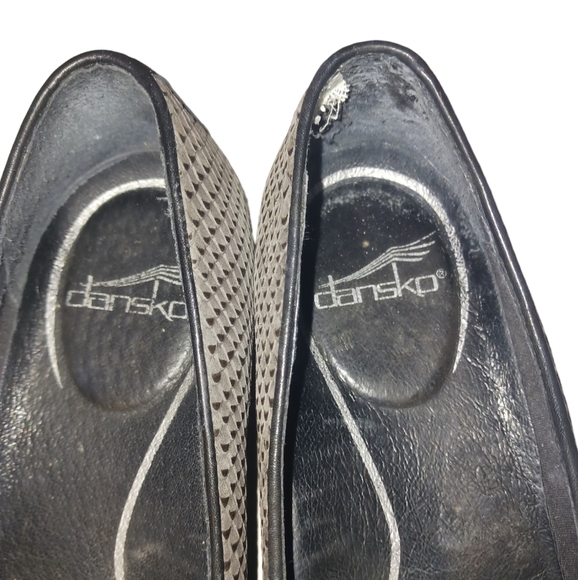 Dansko Orla Green Snakeskin Embossed Mary Jane Comfort Clog size 6.5-7 - Picture 4 of 9